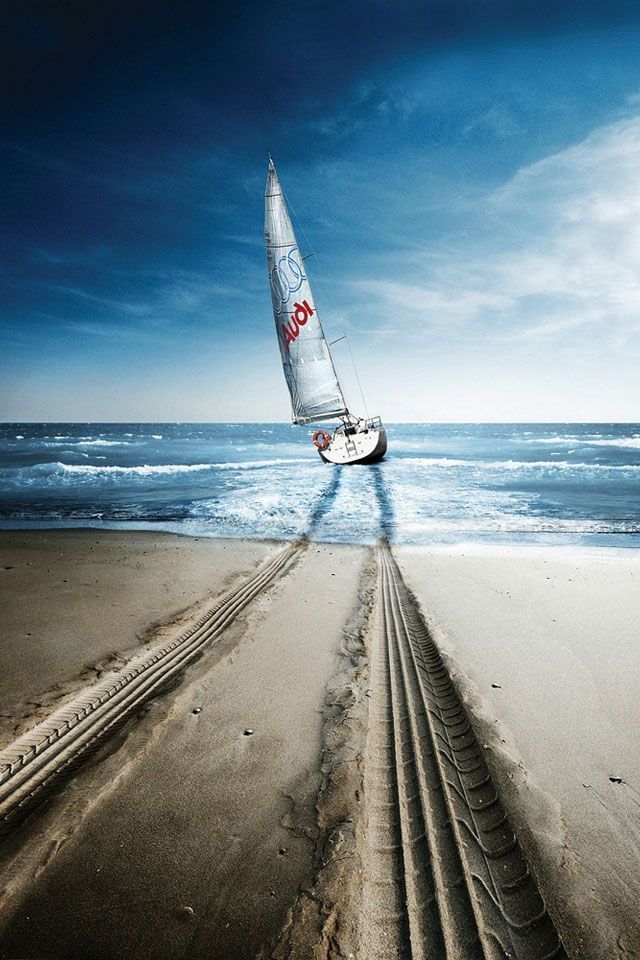 Time to go Sailing in Boat! | iPhone Wallpaper