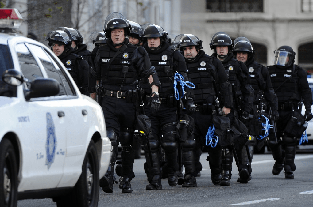 C SPAN Asks Is the U.S. A Police State Cop Block