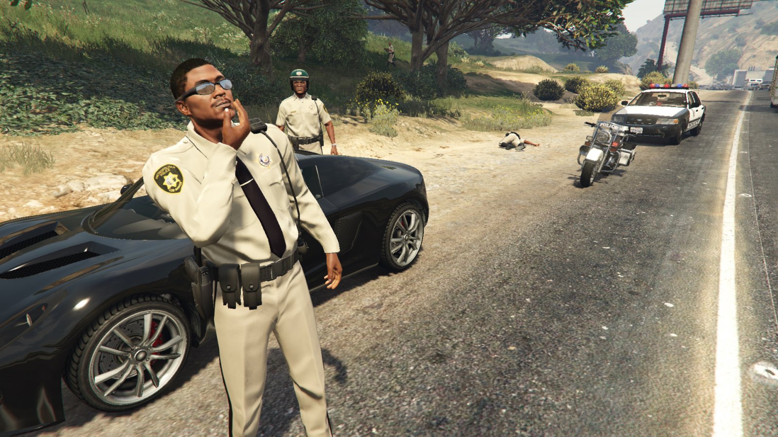 Ignore the dead cop in the background - GTA V Galleries - LCPDFR.com