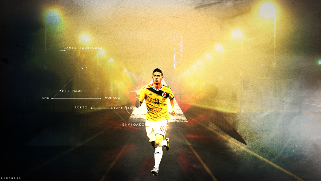 James Rodriguez Colombia Wallpaper by evargass on DeviantArt