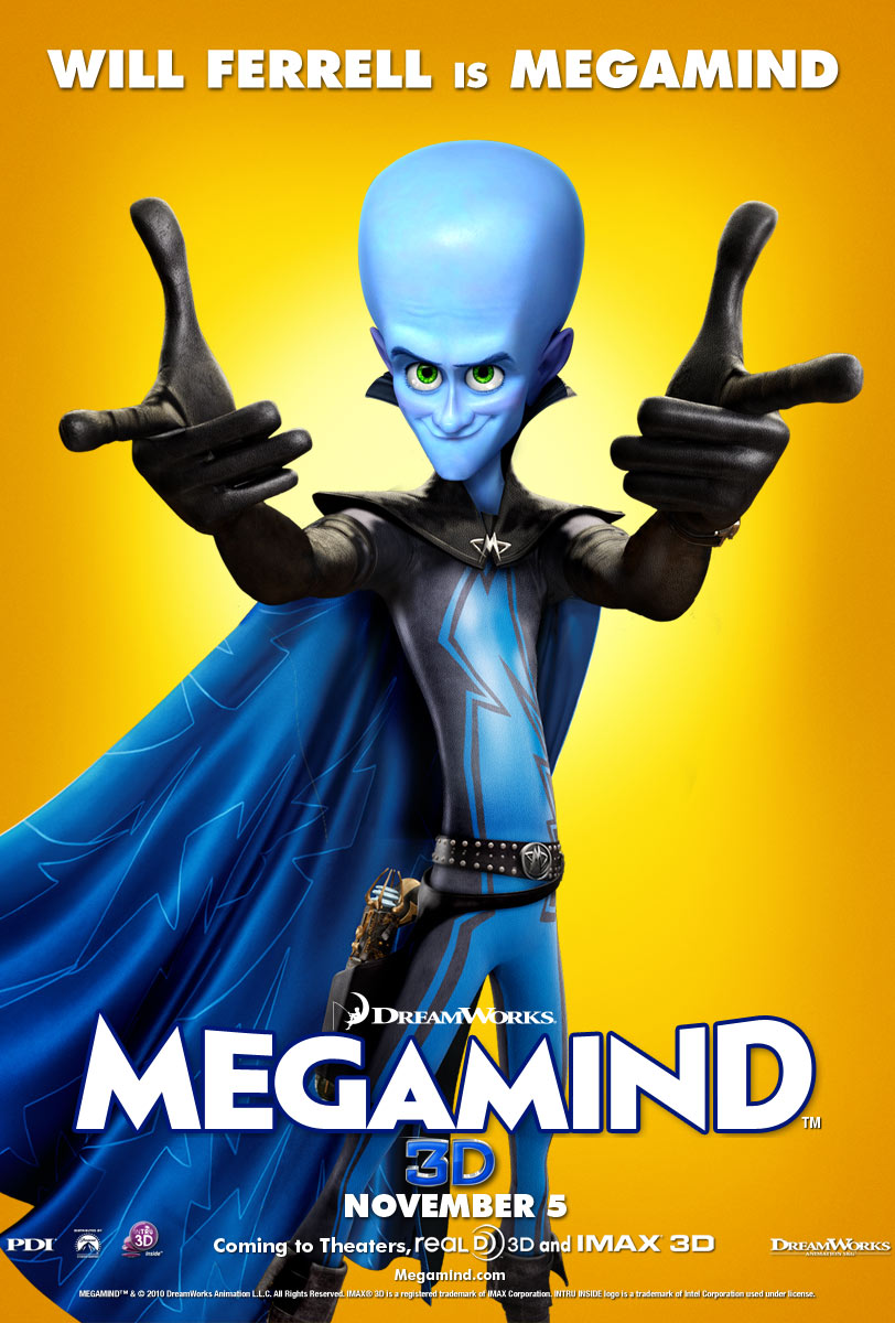 Megamind Movie Poster Desktop Wallpaper