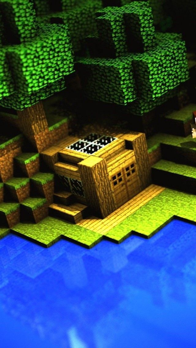 Minecraft SS iPhone 5 Wallpaper 640x1136