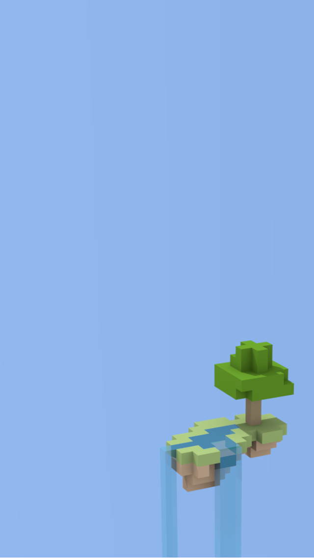 Minecraft Skyblock iPhone 5 Wallpaper (640x1136)