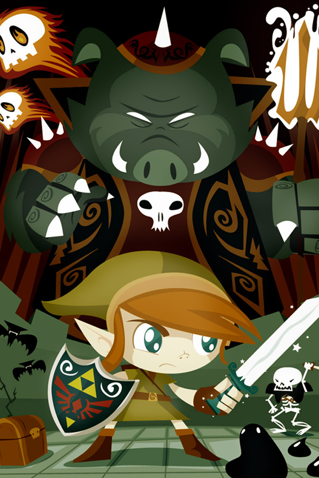 Zelda iPhone 4 Wallpaper (640x960)