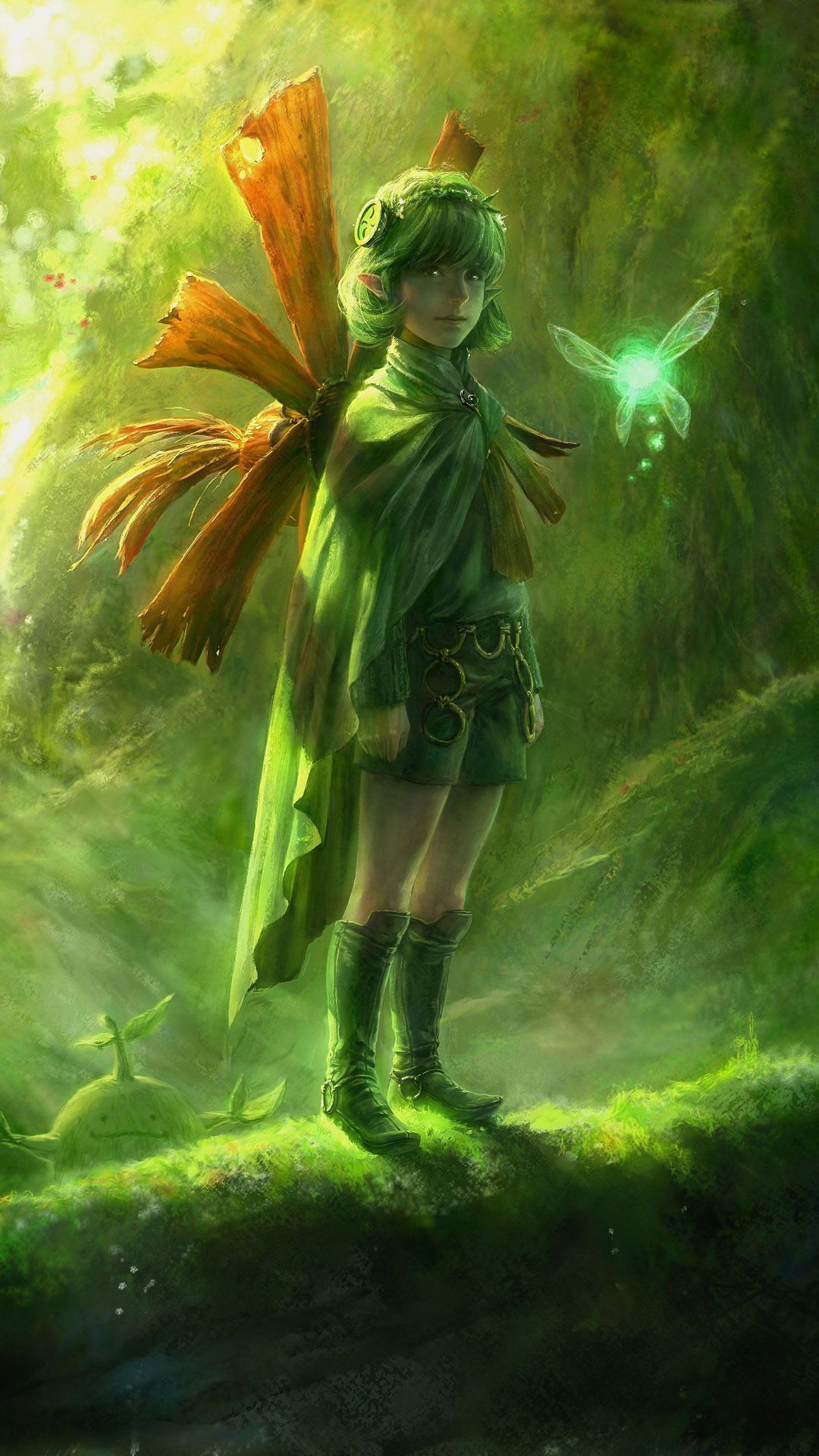 Saria - The Legend of Zelda - Ocarina of Time Mobile Wallpaper 7360