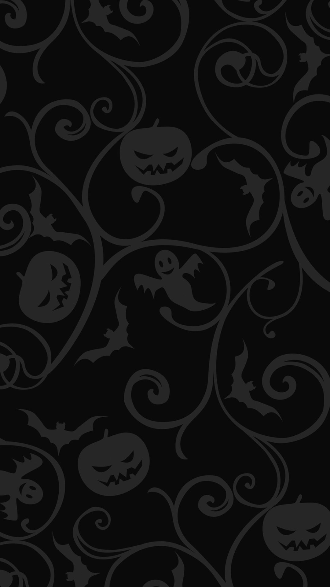 Dark Halloween pattern Mobile Wallpaper 20283