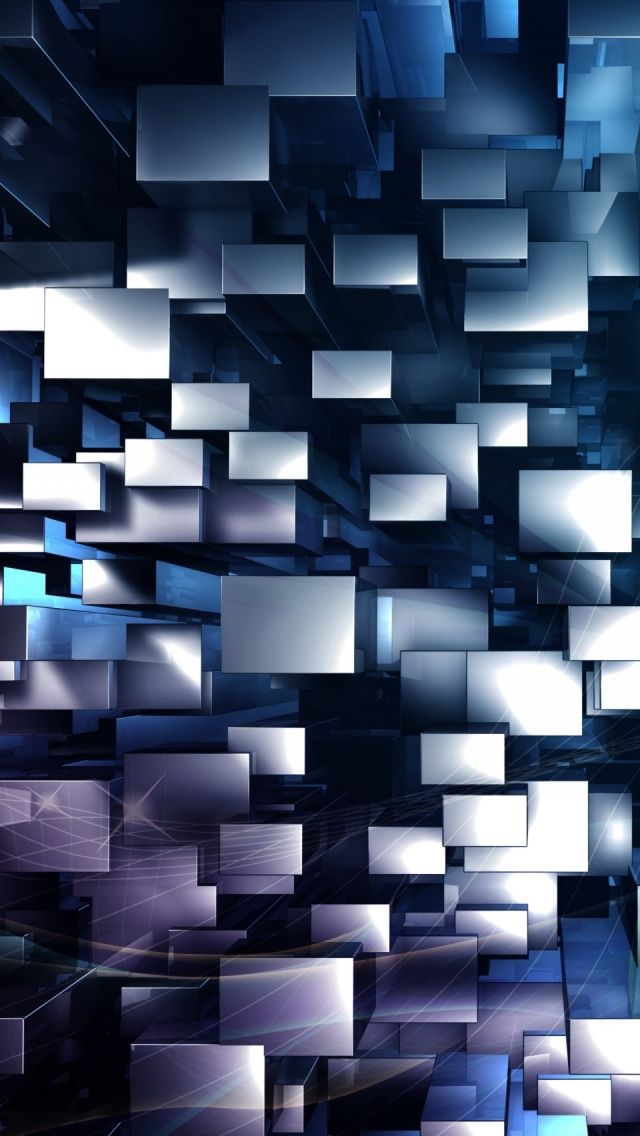 3D Geometric Background iPhone 5s Wallpaper Download | iPhone ...