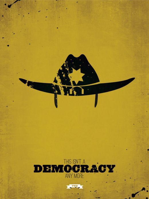 The Walking Dead Democracy iPhone Wallpaper Click for original