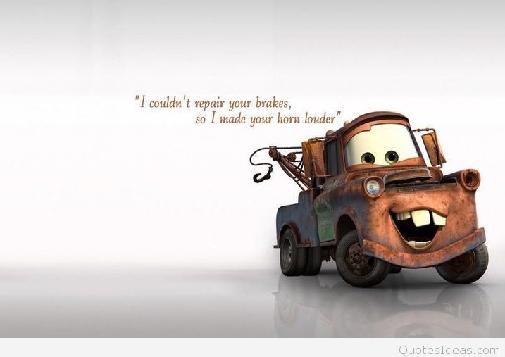 Funny car wallpaper with inspiring quote
