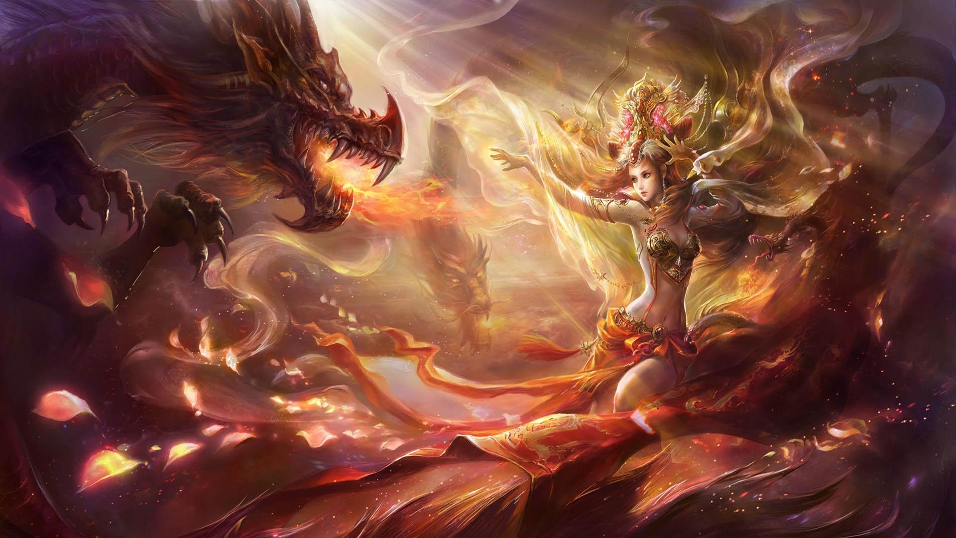 Enchanted Dragon HD Wallpaper, get it now