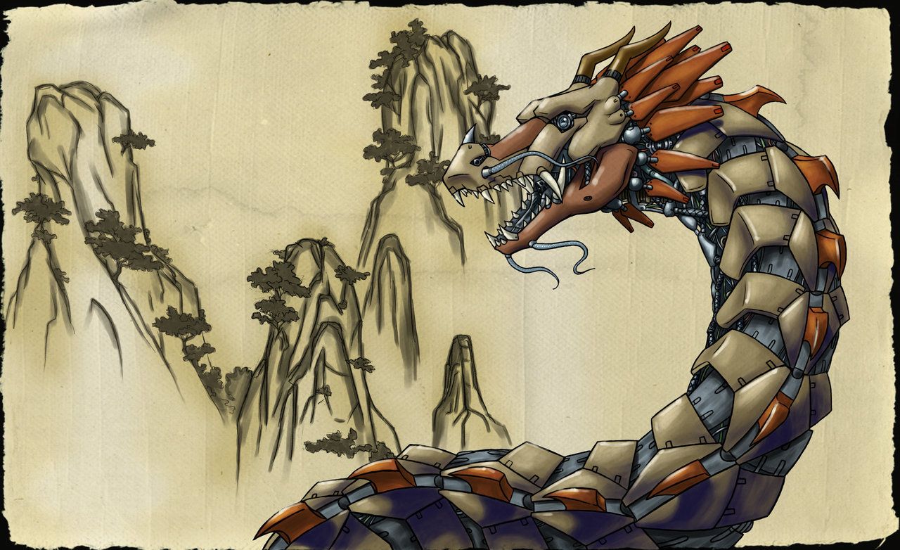 Mec asian dragon wallpaper by motterhorn on DeviantArt