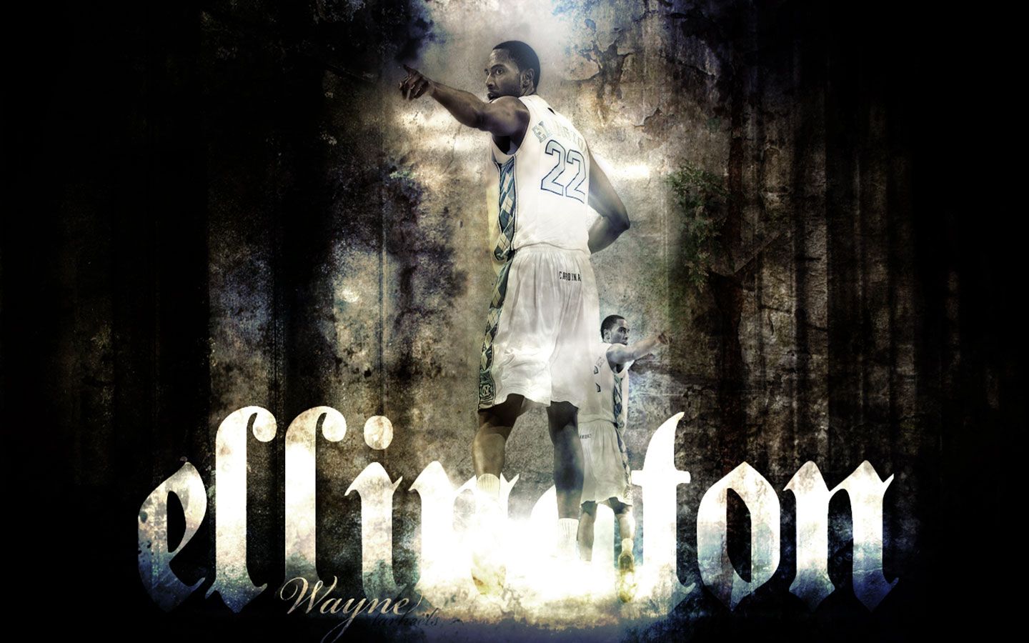 Wayne Ellington North Carolina Widescreen Wallpaper Basketball