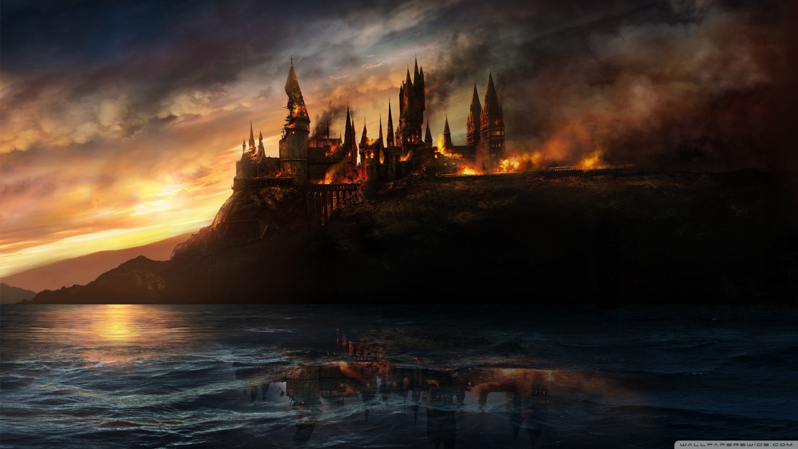 harry potter and the deathly hallows-wallpaper-1600x900 - 10 000 ...