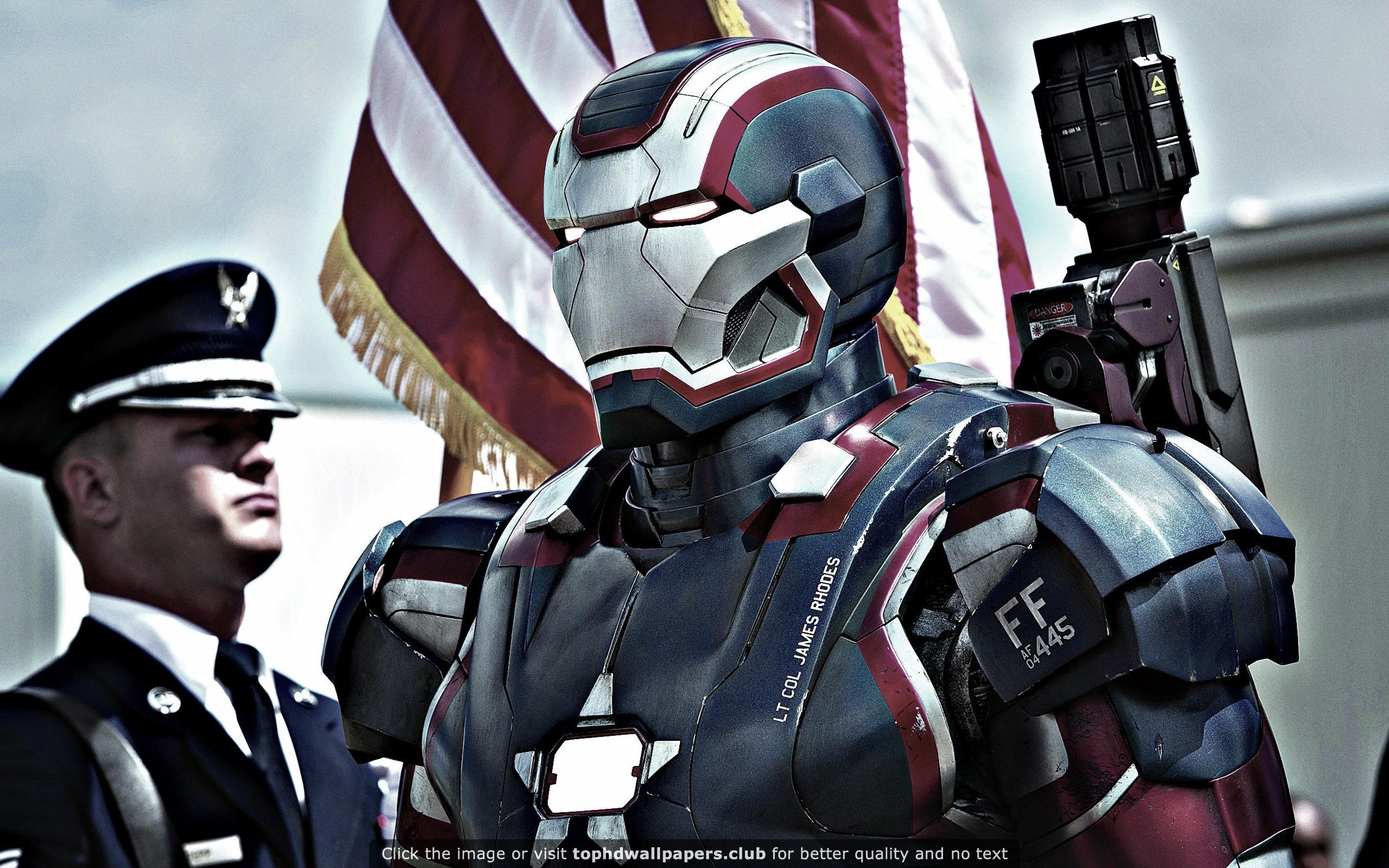 Iron Patriot in Iron Man 3 4K or HD wallpaper for your PC, Mac or ...