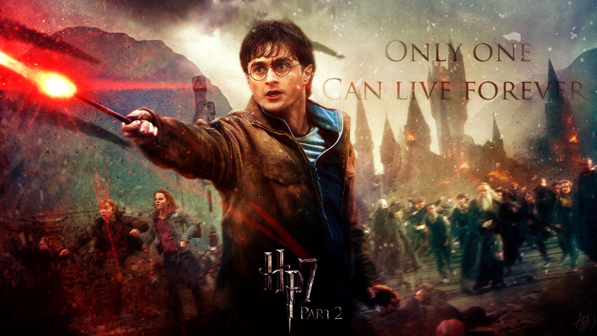 Harry Potter and The Deathly Hallows Wallpaper by DJ AppleJ Sound