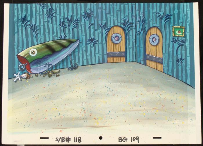 Original Destruction Production SpongeBob Background