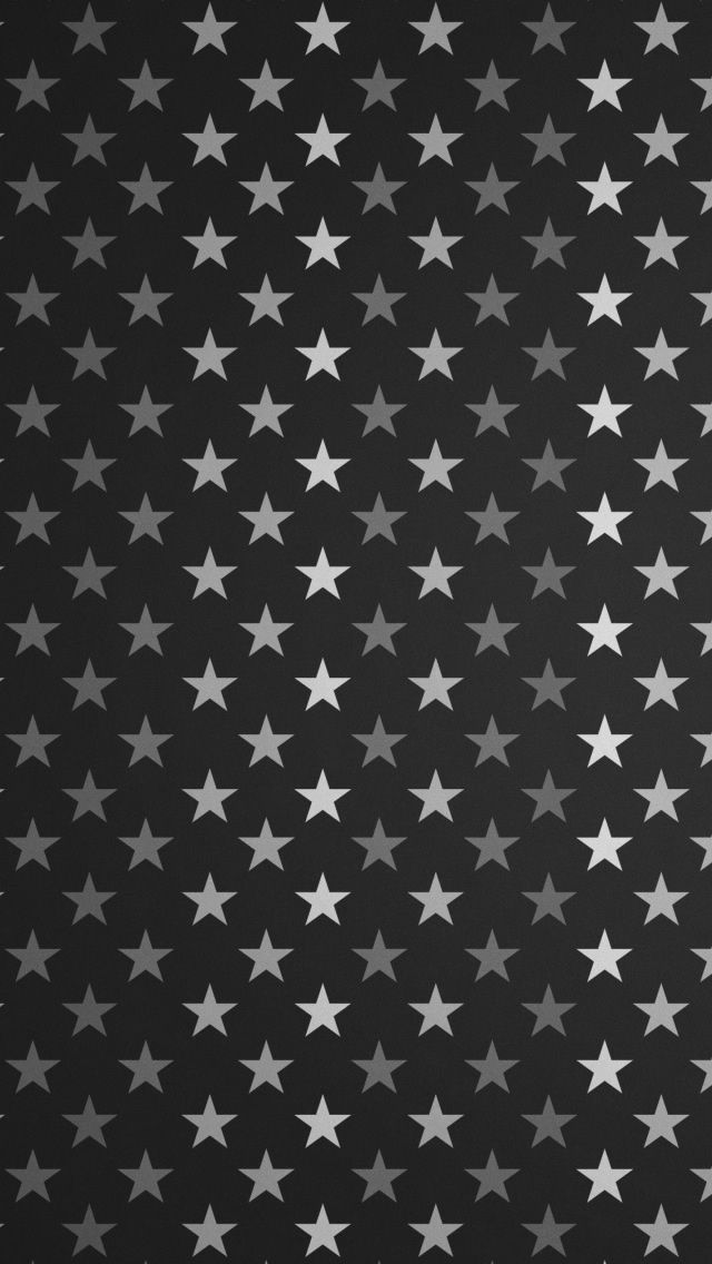 Stars Pattern Black And White Iphone 5s Wallpaper Download