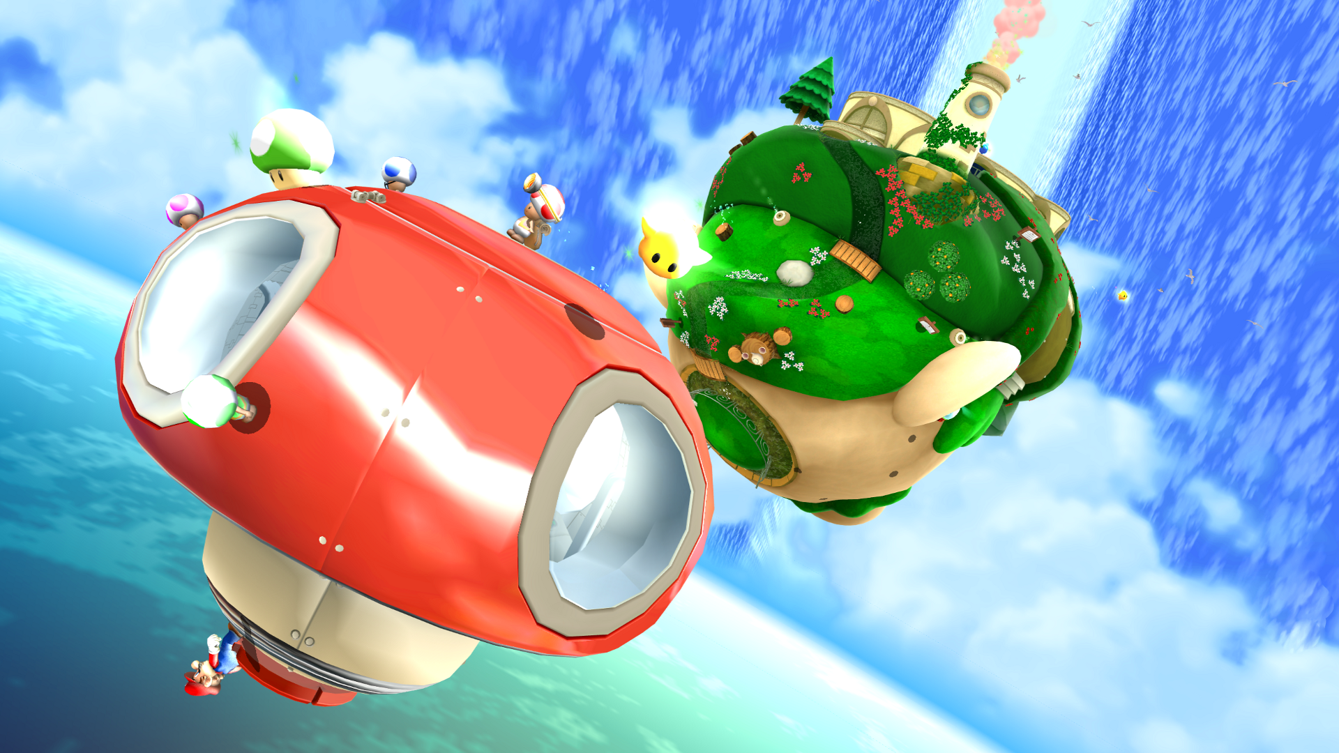 Super Mario Galaxy iPhone and iPod Touch Wallpaper