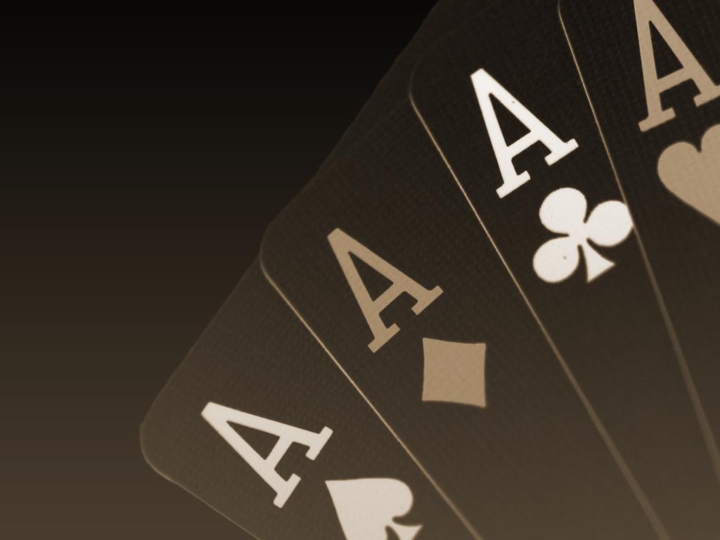 Wallpapers Playing Cards Card Aces For U Ace Four Negative Poker ...