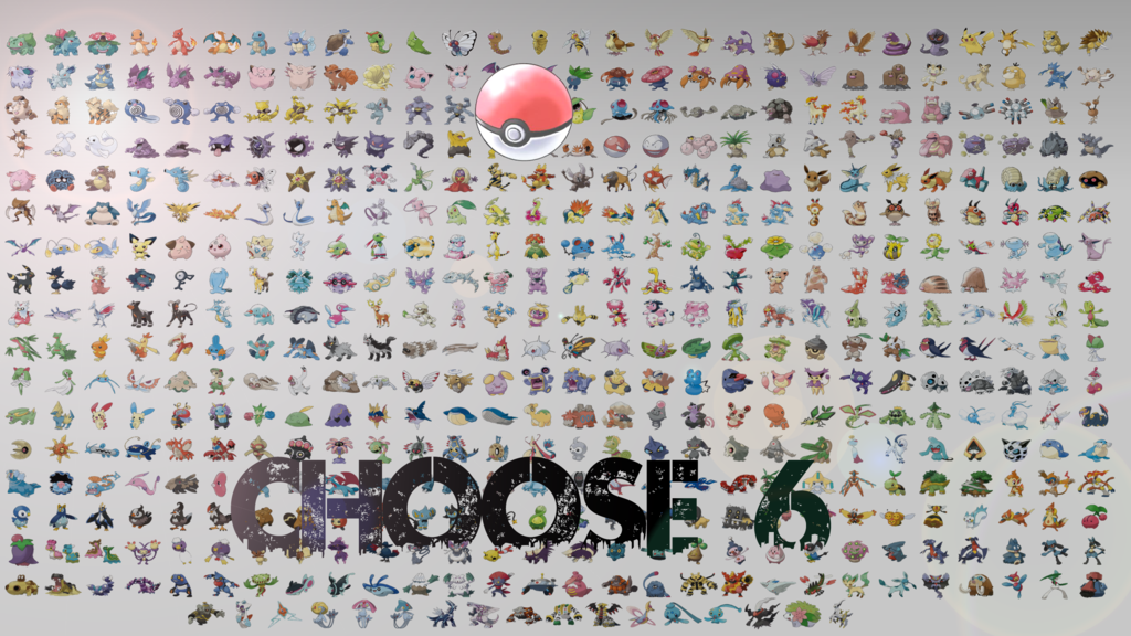 DeviantArt: More Like Choose 6 - Pokemon - Wallpaper - 2560x1440 ...