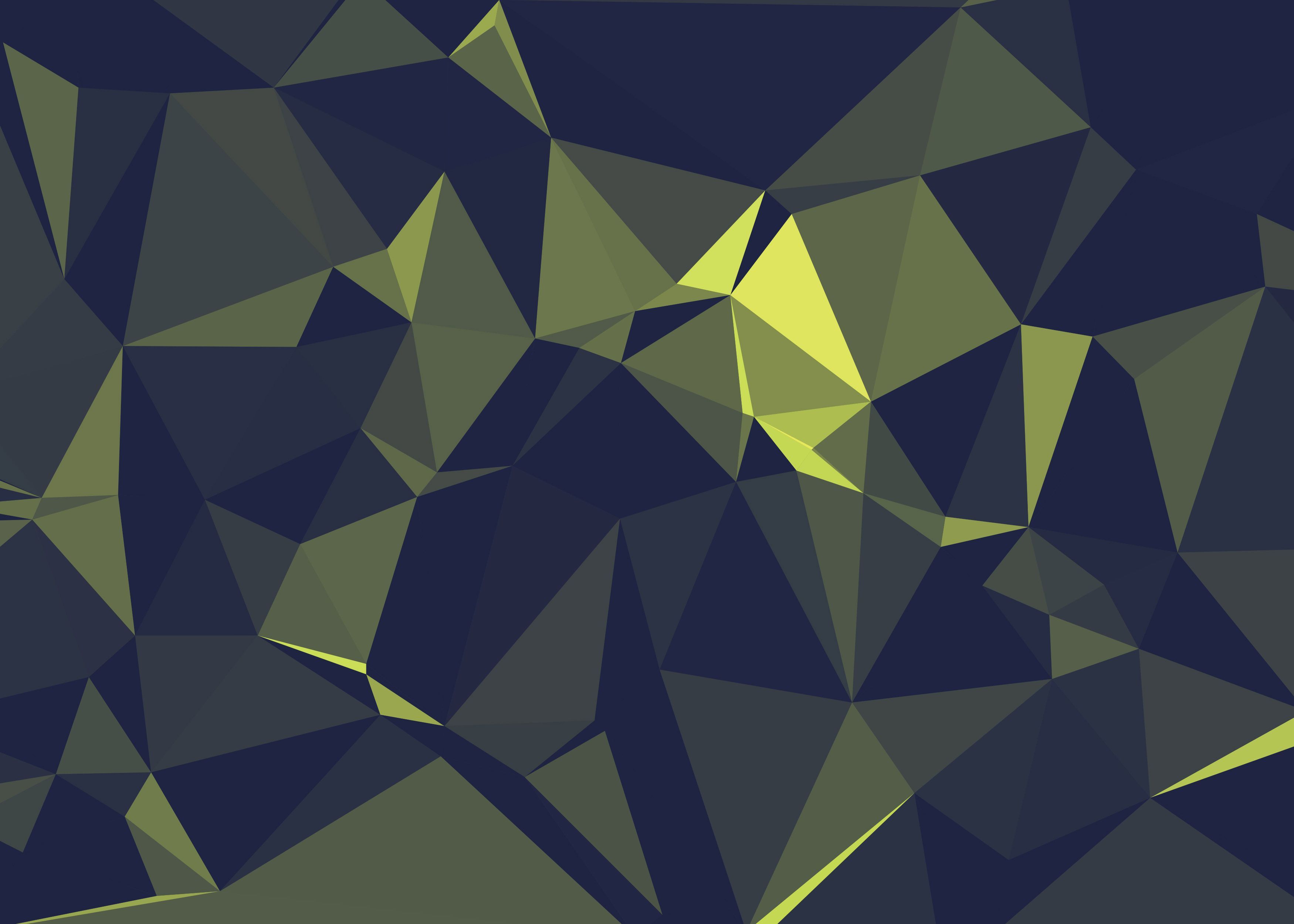Cool Polygons Pattern Wallpaper