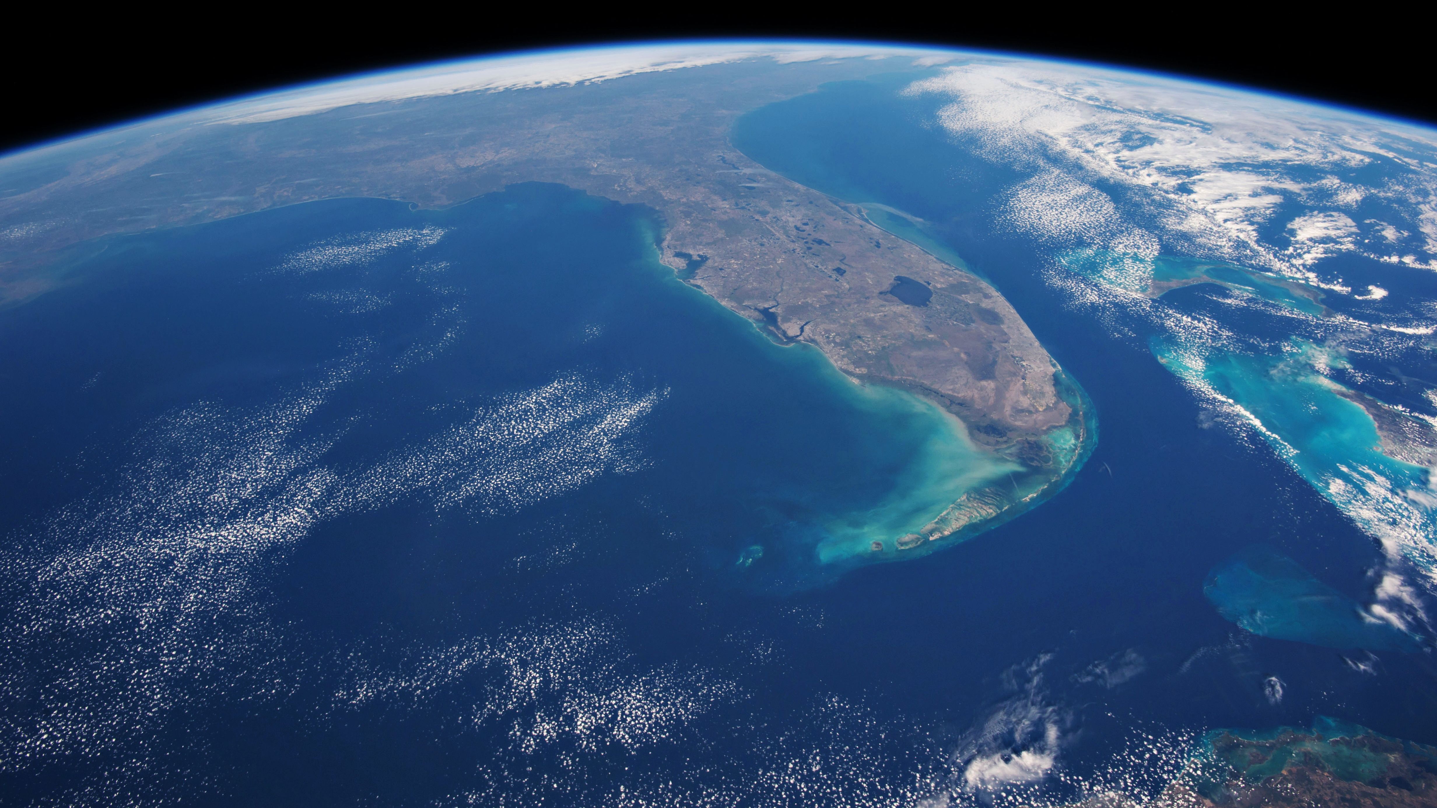 Florida from Space HD Wallpaper | Wide Screen Wallpaper 1080p,2K,4K