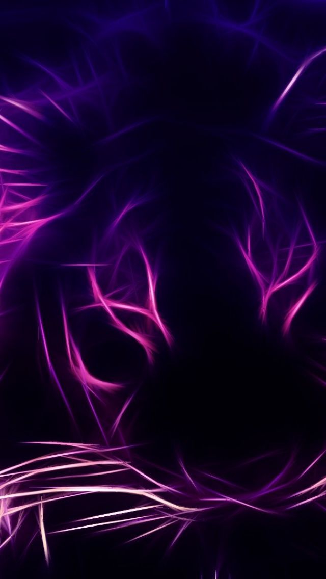 Purple Tiger iPhone 5 Wallpaper ID 24842