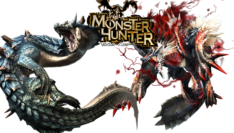 Transparent/Dynamic|Monster Hunter Lagiacrus & Jinouga (sub) PS ...