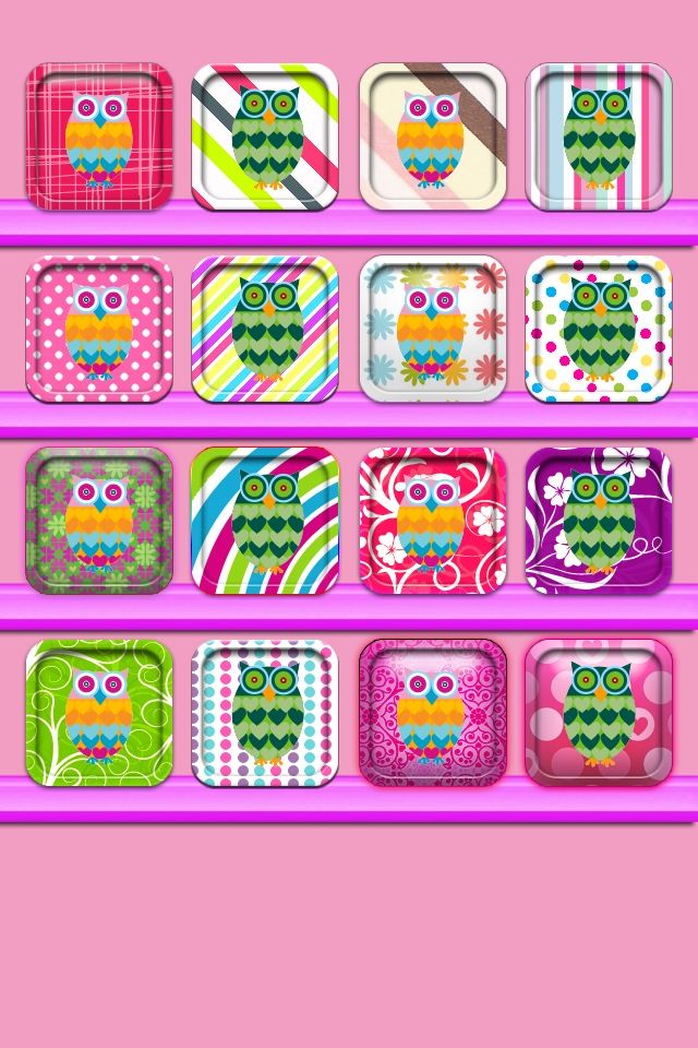 DeviantArt: More Like Cute Owls iPhone/iPod Background by forever ...