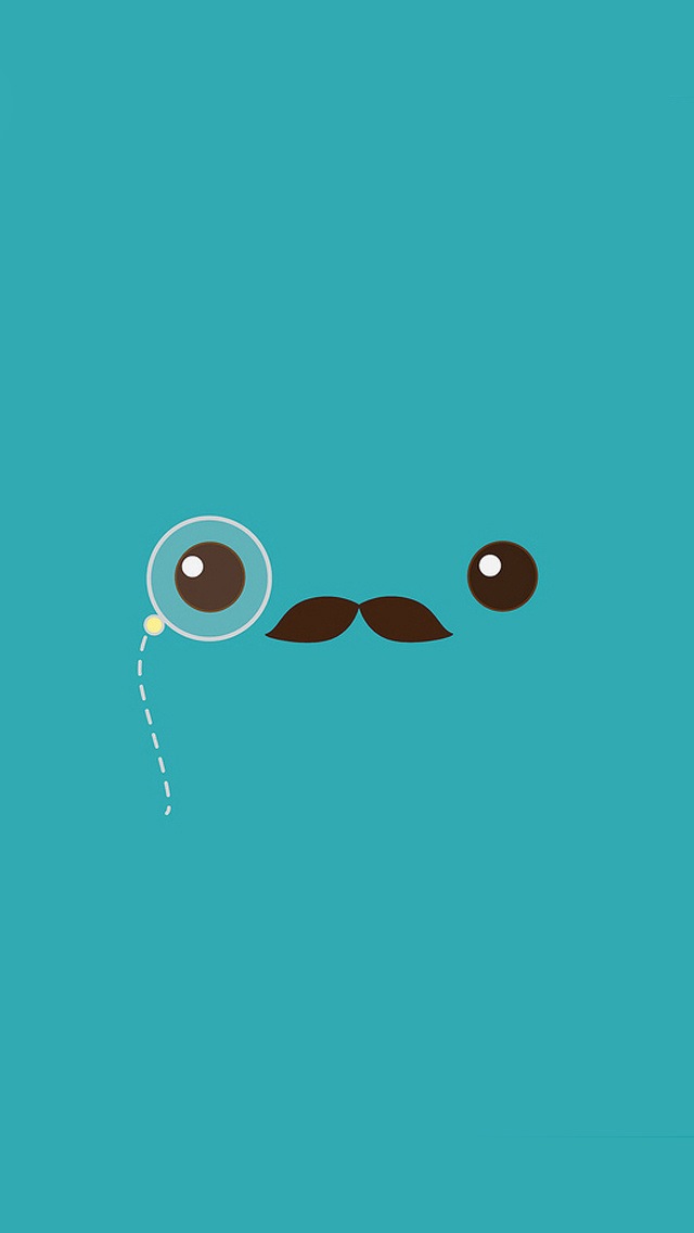 ❤ Iphone 5 Wallpapers: Cute Moustache | PicFish