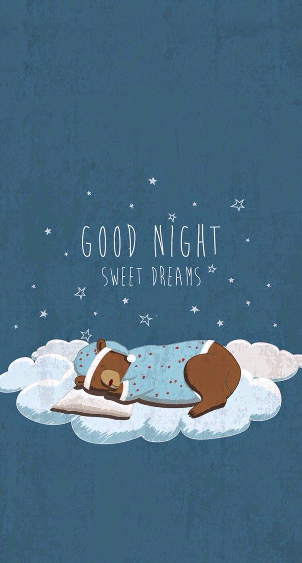 bear, cute, sweet dreams, wallpaper, wallpapers, wallpaper iphone ...