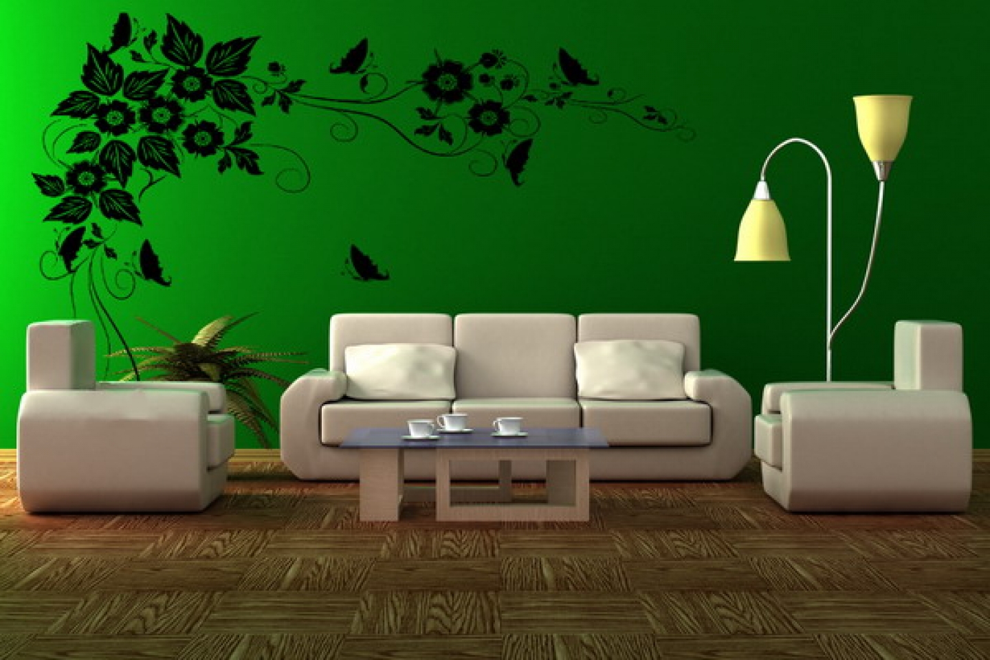 Sustainable House Ideas Stunning Decoration Green Living Room ...