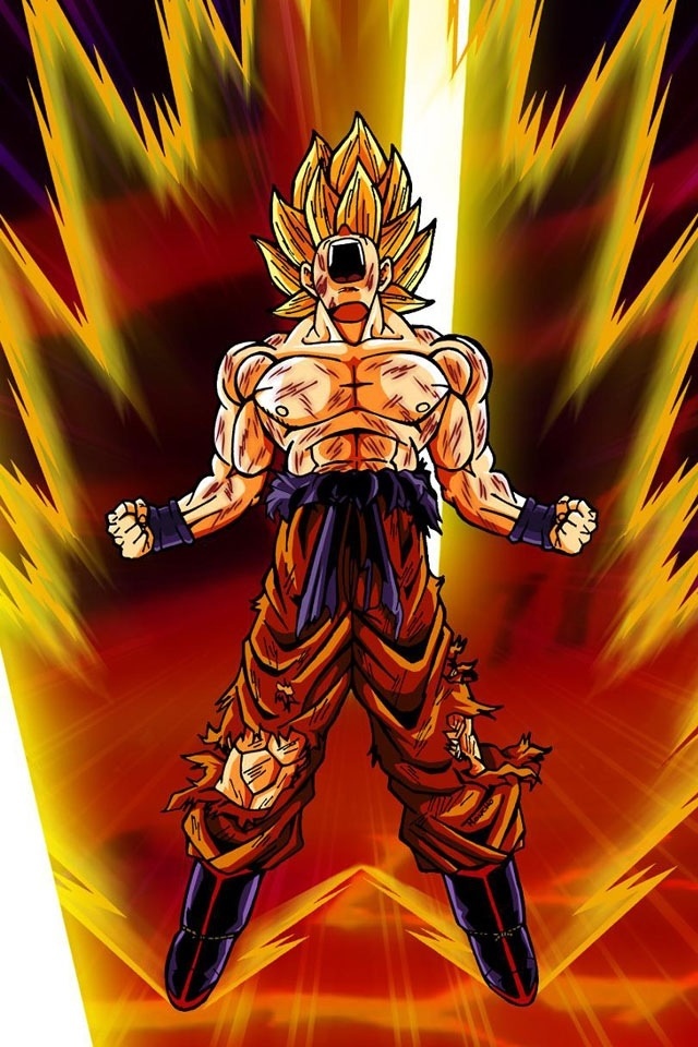 Here's a good Goku wallpaper (iPhone) : dbz