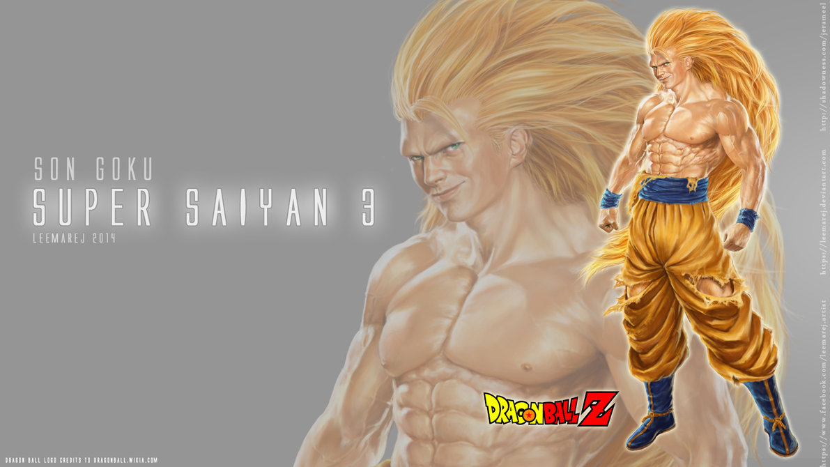 real Goku Super Saiyan 3 Desktop Wallpaper by leemarej on DeviantArt