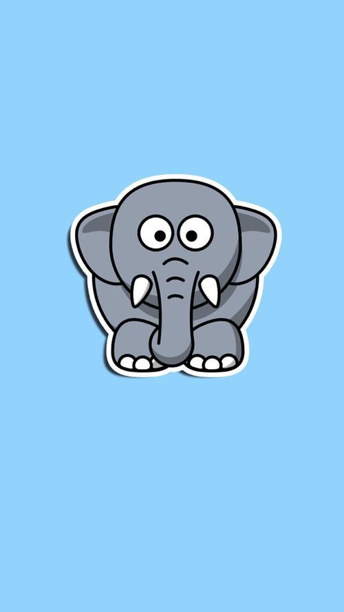 IPhone 5 wallpaper - elephant We Heart It elephant, background
