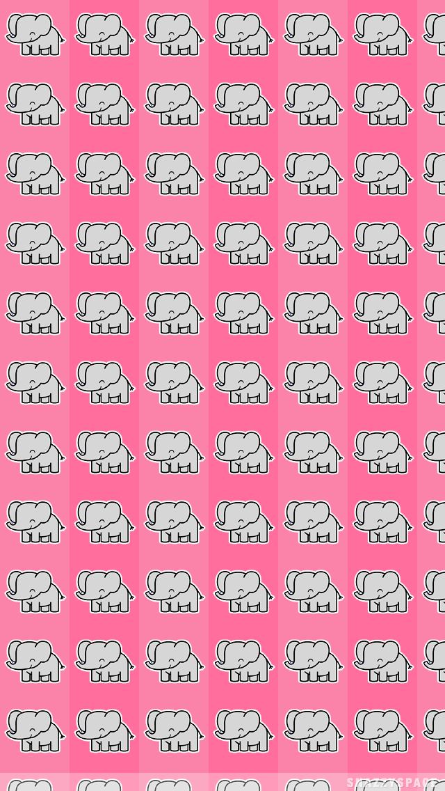 Cute Elephant iPhone Wallpaper