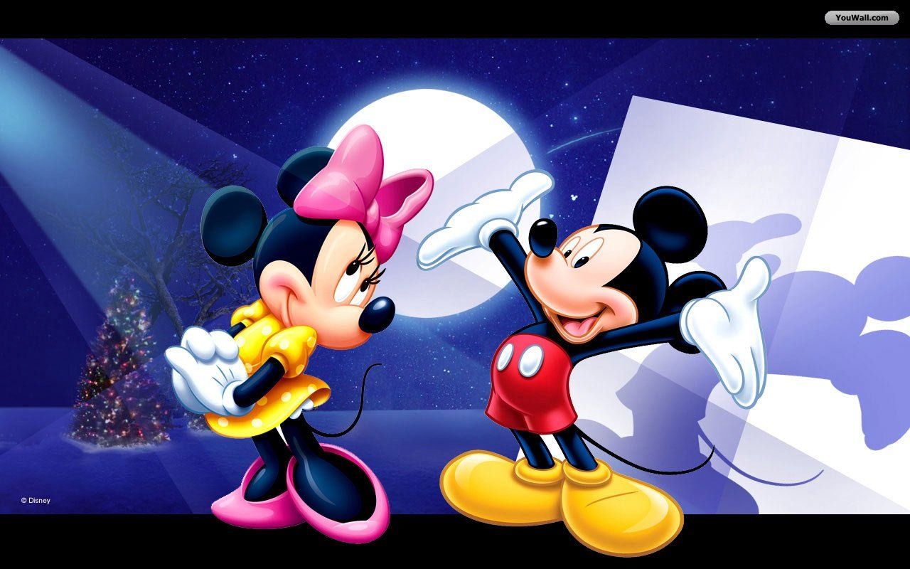 YouWall - Miceky and Minnie Wallpaper - wallpaper,wallpapers,free ...