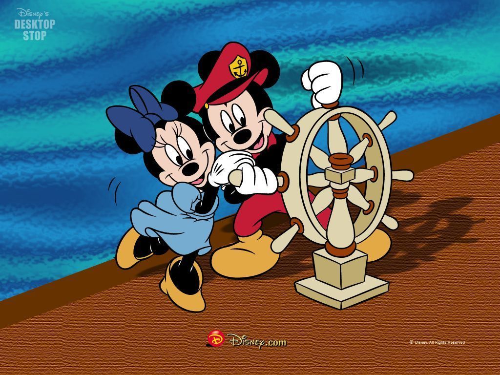 Mickey Mouse and Minnie Mouse Wallpaper - Mickey and Minnie ...