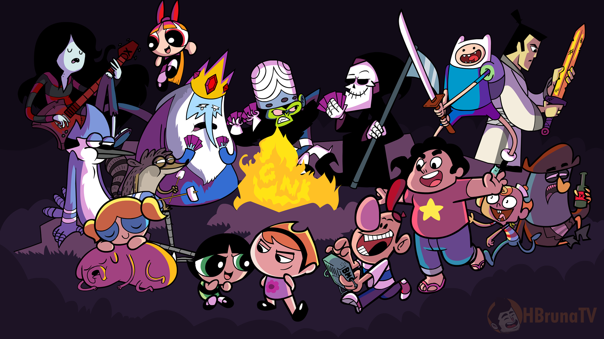 Adventure Time, #Steven Universe, #The Grim Adventures of Billy ...