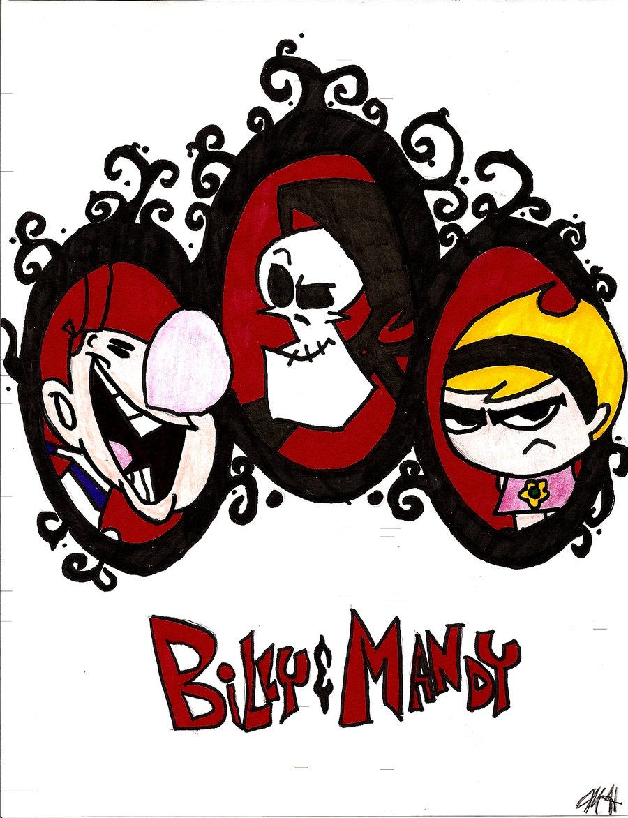 Billy and Mandy-colored by willyouloveme on DeviantArt