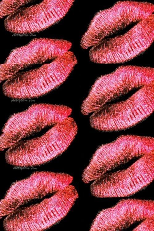 Kisses Wallpaper via Tumblr We Heart It wallpaper, iphone