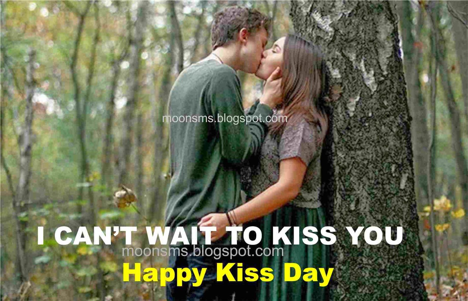 Happy kiss day Kiss sms text message wishes quotes jokes Greetings