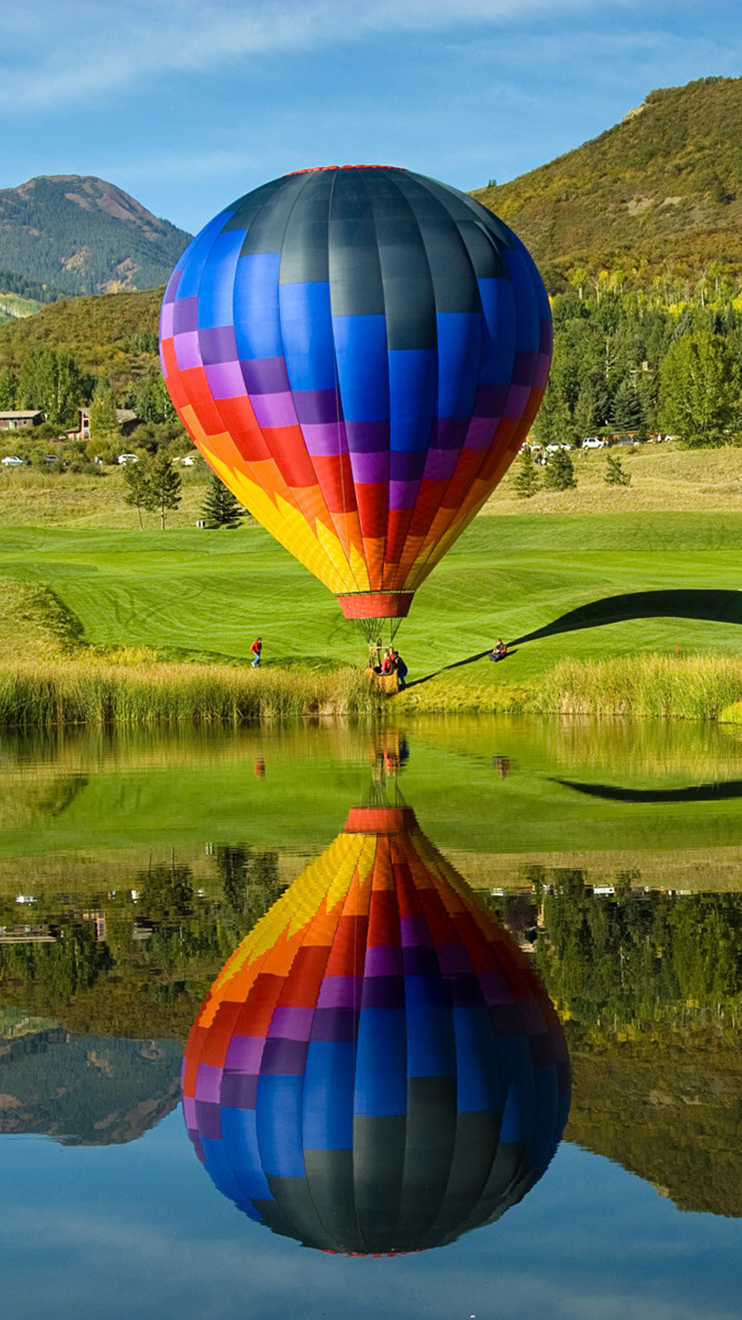 Hot Air Balloon Sightseeing iphone 6 plus wallpaper | iPhone 6 ...