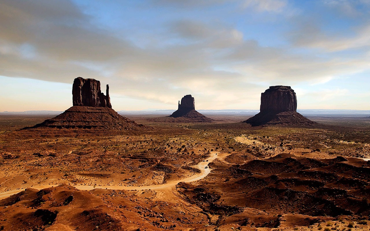 Desolate desert scenery Desktop Wallpaper 4 － Landscape ...