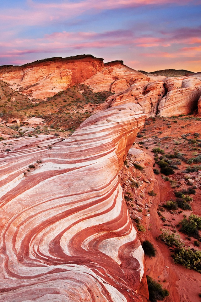 Cliff red rock desert scenery iPhone Wallpaper | 640x960 iPhone 4 ...