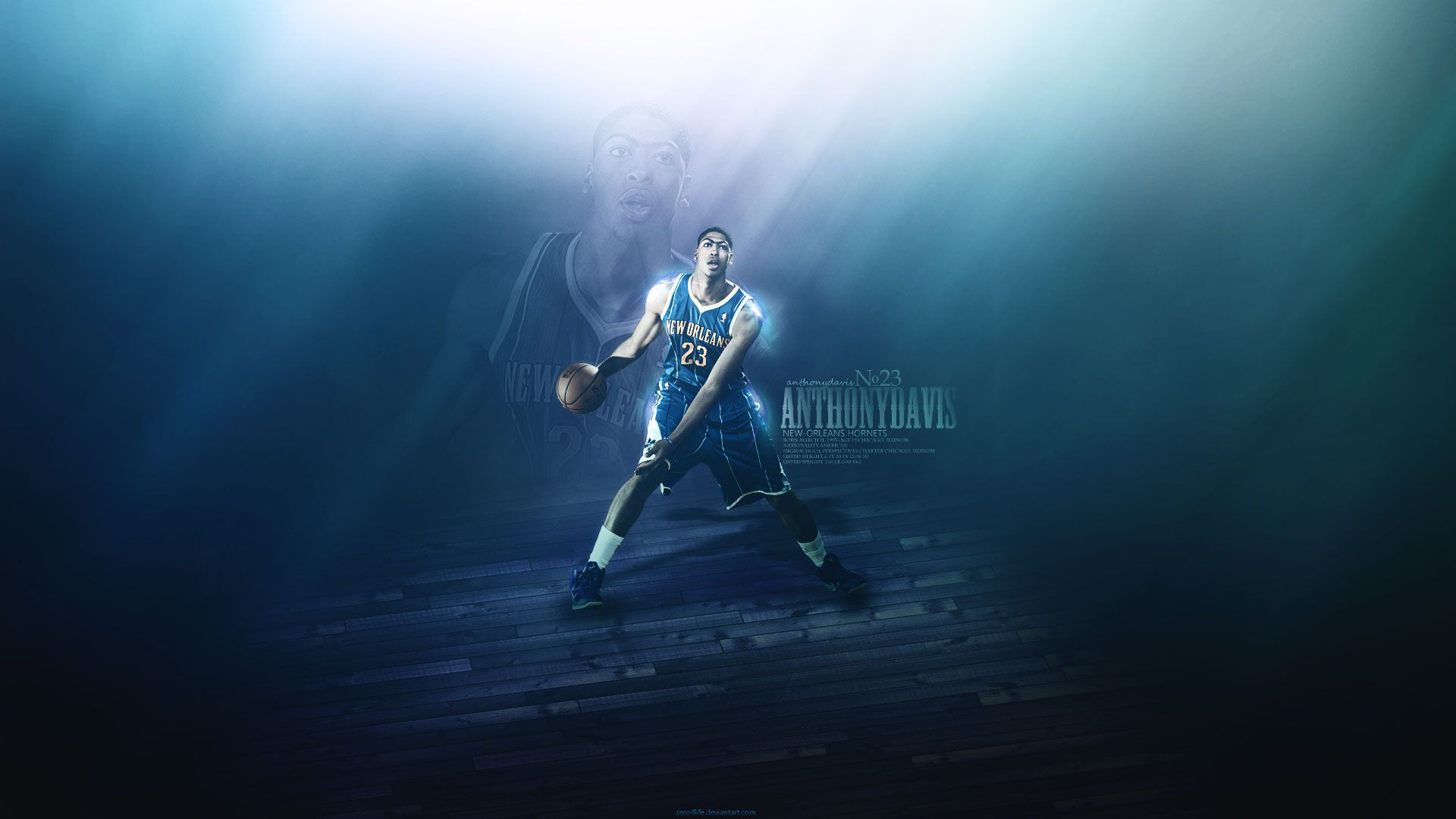 Anthony Davis Hornets 2012 1920×1080 Wallpaper | Basketball ...