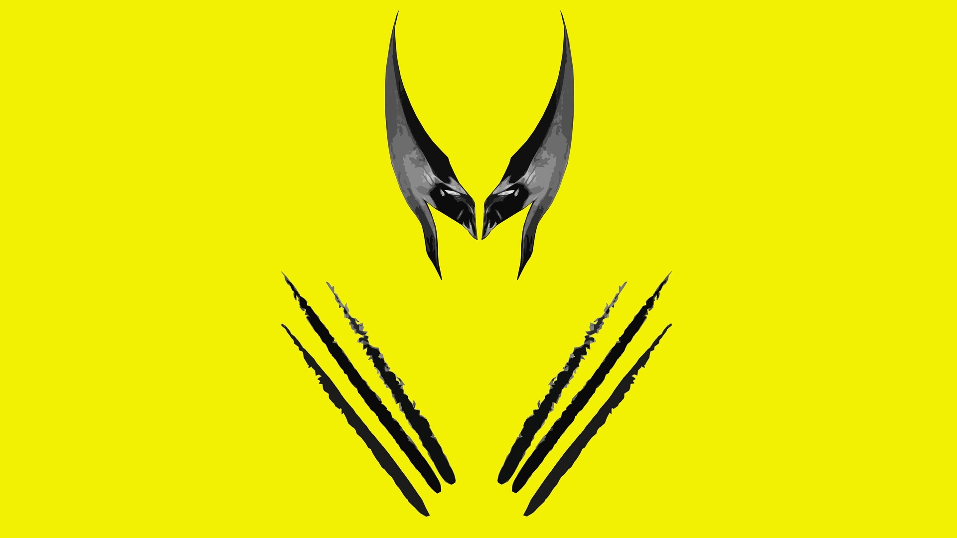SuperHD.pics: Wolverine comics minimalistic yellow background ...