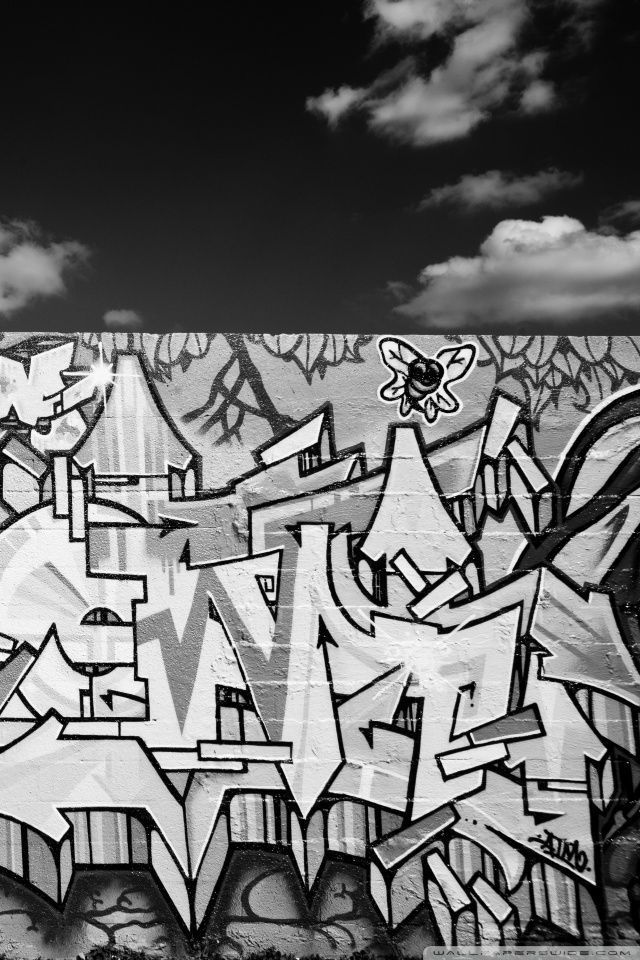Graffiti Black And White Wallpapers | Hd Wallpapers
