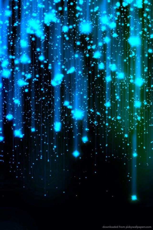 Download Neon Lights Falling Wallpaper For iPhone 4