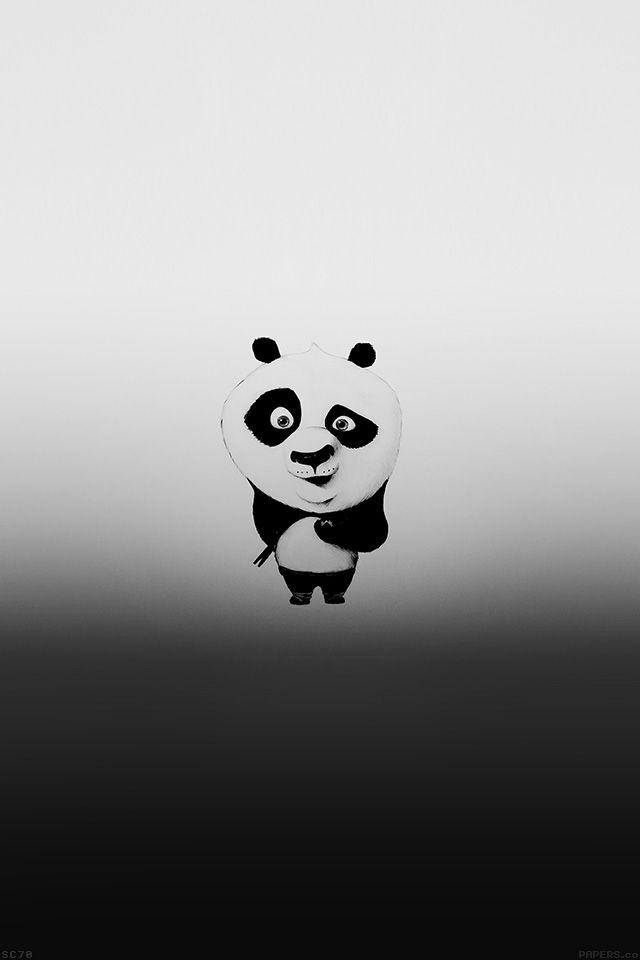FreeiOS7 wallpapers af59 kungfu panda minimal funny cute via